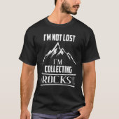 Funny Geologist Rocks Collect Rockhound Retro V T-shirt (Voorkant)