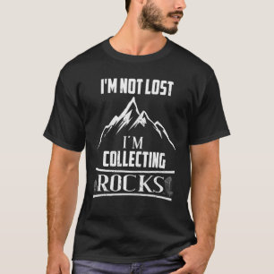 Funny Geologist Rocks Collect Rockhound Retro V T-shirt