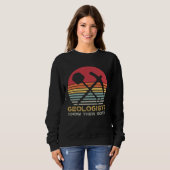 Funny Geologists Schist Earth Science Teacher Geol Trui (Voorkant volledig)