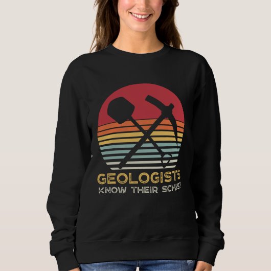 Funny Geologists Schist Earth Science Teacher Geol Trui (Voorkant)