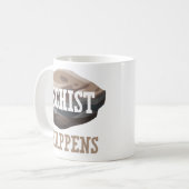 Funny Geology Pun - Schist Happens Koffiemok (Voorkant links)