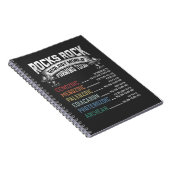 Funny Geology Rock Forming Humor Geologist Notitieboek (Rechterzijde)