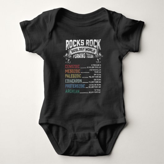 Funny Geology Rock Forming Humor Geologist Romper (Voorkant)