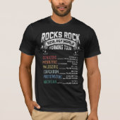 Funny Geology Rock Forming Humor Geologist T-shirt (Voorkant)