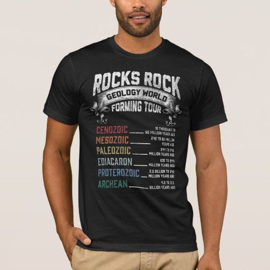 Funny Geology Rock Forming Humor Geologist T-shirt (Voorkant)