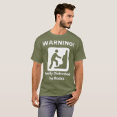 Funny Geology Rock Hound Mineral Collector Gift T-shirt (Voorkant volledig)