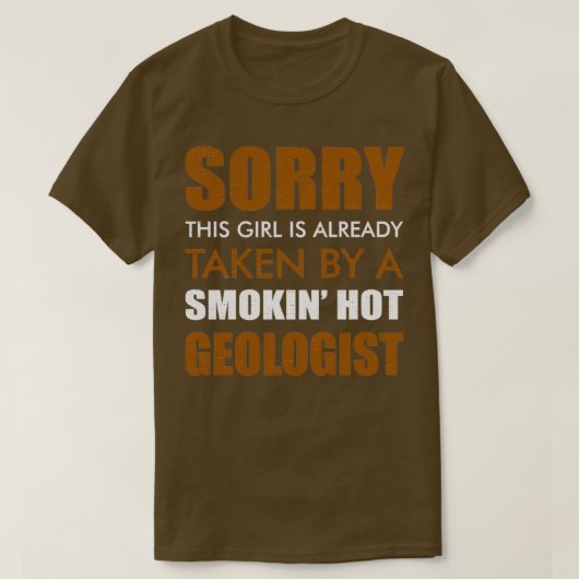 Funny Geology Shirt Couple Geology Gifts (Design voorkant)