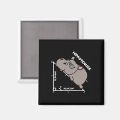 Funny Geometry Hypotenuse Math Mathematics Teacher Magneet (Voorkant / Achterkant)
