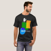 Funny Geometry Plus Horse Compositie T-shirt (Voorkant volledig)