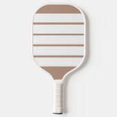 Funny Gepensioneerd niet Moe Jaar Initialen Khaki Pickleball Paddle (Achterkant)