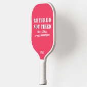 Funny Gepensioneerd niet Vermoeid Jaar Initialen R Pickleball Paddle (Links)