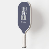 Funny Gepensioneerd om te spelen Pickleball Jaar G Pickleball Paddle (Links)