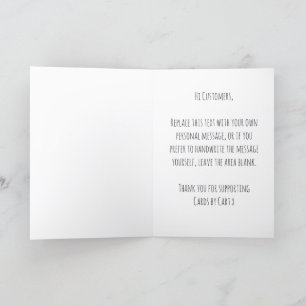 Funny Gepersonaliseerd het Wenskaart van de Dag vo Bedankkaart