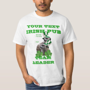 Funny gepersonaliseerde St Patrick's T-shirt