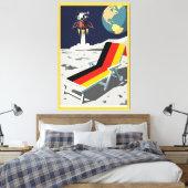 Funny German Canvas Afdruk (Insitu (Slaapkamer))