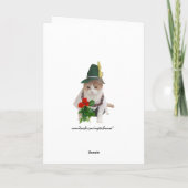 Funny German Cat Valentijn Feestdagen Kaart (Achterkant)