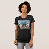 Funny German Dogs & Cat T-shirt (Voorkant volledig)
