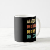 Funny German First Name Design - Alasdair Koffiemok (Voorkant rechts)