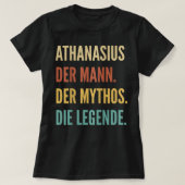 Funny German First Name Design - Athanasius T-shirt (Design voorkant)