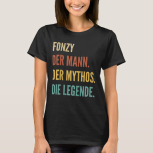 Funny German First Name Design - Fonzy T-shirt
