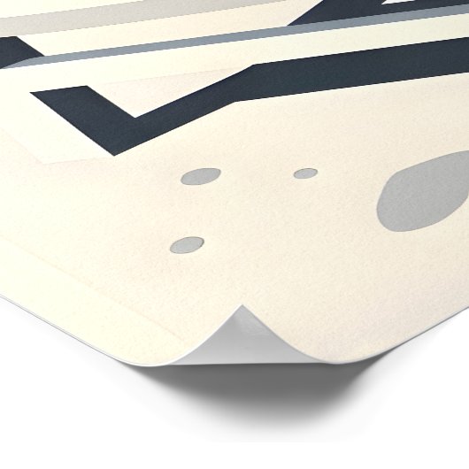 Funny German flag Poster (Hoek)