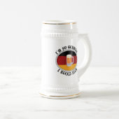 Funny German Gift Bierpul (Voorkant rechts)