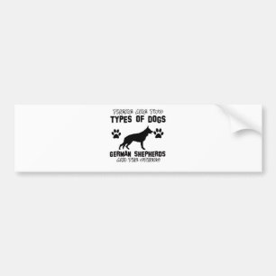 Funny german herder design bumpersticker
