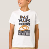Funny German Marriage T-shirt (Voorkant)