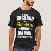 Funny German Sayings Shirt - Woman from Swabia (Voorkant)