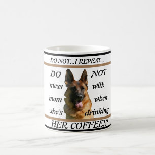 Funny German Shepherd Coffee Mok