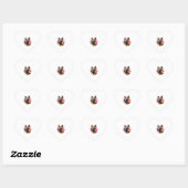 Funny German Shepherd Dog Design Art Costume Outfi Hart Sticker (Vel)