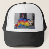 Funny German Shepherd Dog Modelling Clothes Trucker Pet (Voorkant)