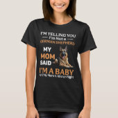Funny German Shepherd Dog T-shirt (Voorkant)