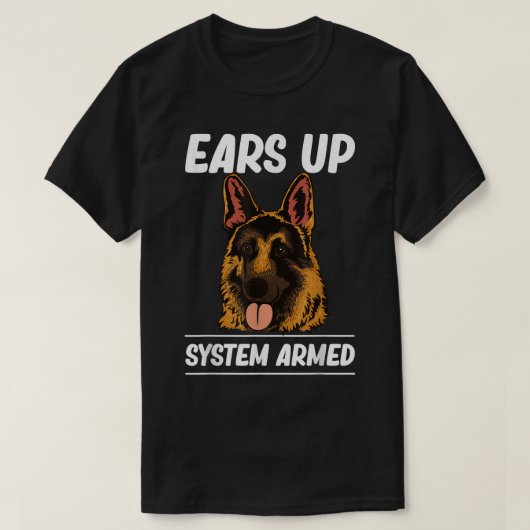 Funny German Shepherd For Men Women German Shepher T-shirt (Design voorkant)