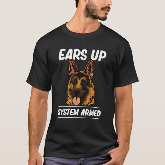 Funny German Shepherd for Men Women German Shepher T-shirt (Voorkant)