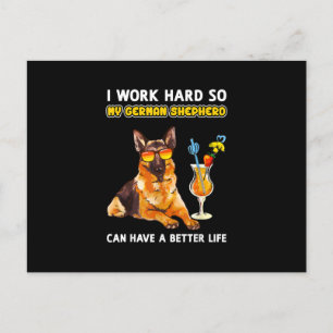 funny german shepherd gifts german shepherd lover uitnodiging briefkaart