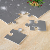 Funny German Shepherd kerstboom Decor Ormenmense Legpuzzel (Zijkant)