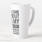 Funny German shepherd Latte Mok (Rechterhoek)