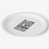 Funny German shepherd Papieren Bordje (Gekanteld)