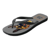 Funny German Shepherd Sandals Teenslippers (Schuin)
