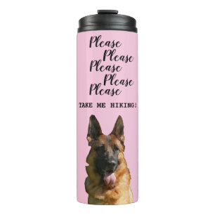 Funny German Shepherd Thermal Tumbler Thermosbeker