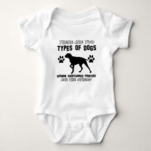 Funny german shorthair pointer design romper (Voorkant)