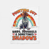 Funny German Shorthaired Inter Design For Dog Love Fleece Deken (Voorkant)