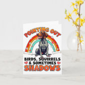 Funny German Shorthaired Inter Design For Dog Love Kaart (Gele Bloem)