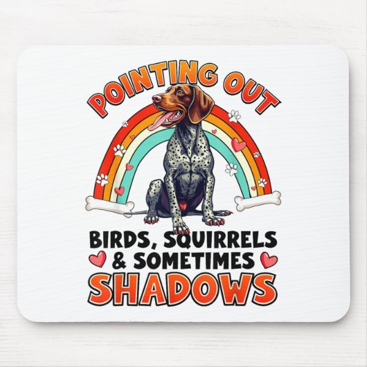 Funny German Shorthaired Inter Design For Dog Love Muismat (Voorkant)