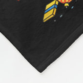 Funny German Shorthaired Inter Dog Christmas Tree Fleece Deken (Hoek)