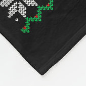 Funny German Shorthaired Inter Dog Ugly Xmas Sweat Fleece Deken (Hoek)