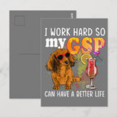 Funny German Shorthaired Pointer Gifts GSP Lover Briefkaart (Voorkant / Achterkant)