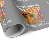 Funny German Shorthaired Pointer Gifts GSP Lover Cadeaupapier (Rol Hoek)