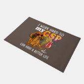Funny German Shorthaired Pointer Gifts GSP Lover Deurmat (Schuin)